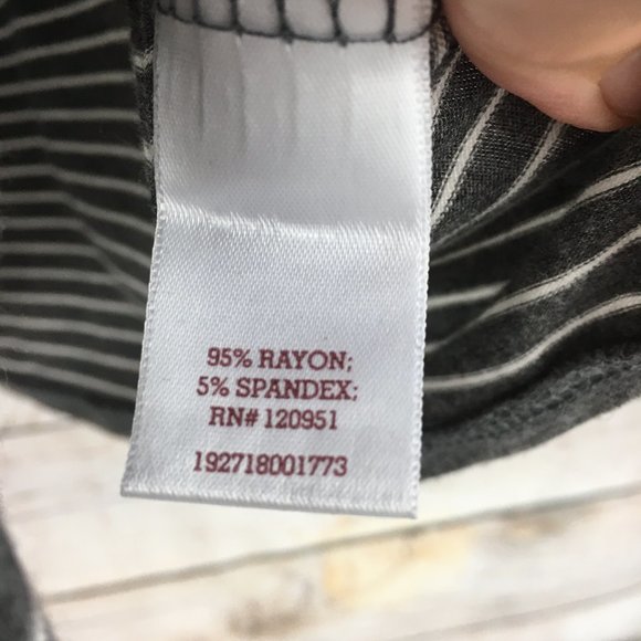 SO Tie Front Striped T-Shirt Top - Picture 6 of 9